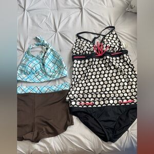 2 size large swimsuits. Merona and JAG two piece swimsuit Large